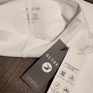 Glyder brand new white ribbed active yoga pants size M